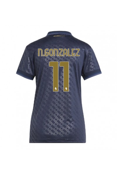 Juventus Nicolas Gonzalez #11 Fotballdrakt Tredje Klær Dame 2024-25 Korte ermer Juventus Nicolas Gonzalez #11 Fotballdrakt Tredje Klær Dame 2024-25 Korte ermer